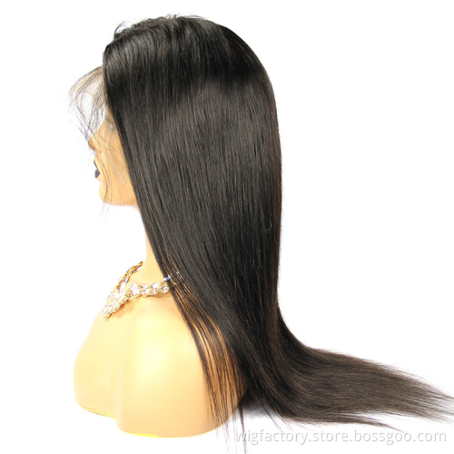 13*4 Wigs Human Hair Straight,Pre Plucked Straight Full Lace Wigs With Baby Hair,Brazilian Human Hair Bone Straight Wig